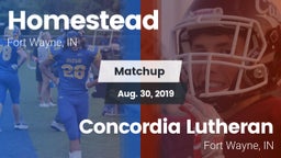 Matchup: Homestead High vs. Concordia Lutheran  2019