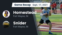 Recap: Homestead  vs. Snider  2021