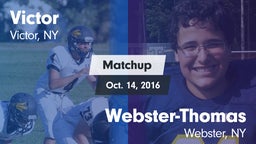 Matchup: Victor  vs. Webster-Thomas  2016