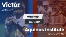Matchup: Victor  vs. Aquinas Institute  2017