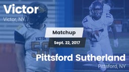 Matchup: Victor  vs. Pittsford Sutherland 2017