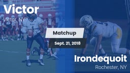 Matchup: Victor  vs. Irondequoit  2018