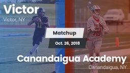 Matchup: Victor  vs. Canandaigua Academy  2018