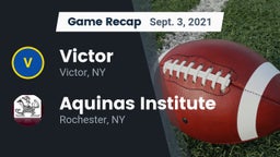 Recap: Victor  vs. Aquinas Institute  2021