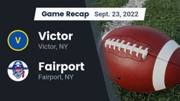 Recap: Victor  vs. Fairport  2022