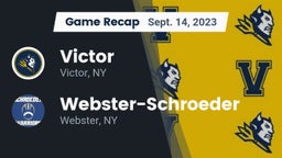 Recap: Victor  vs. Webster-Schroeder  2023