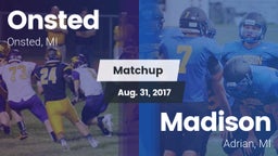 Matchup: Onsted  vs. Madison  2017