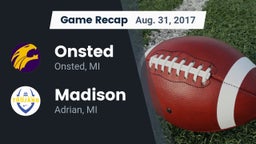 Recap: Onsted  vs. Madison  2017