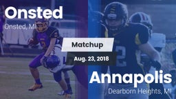 Matchup: Onsted  vs. Annapolis  2018