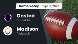 Recap: Onsted  vs. Madison  2022