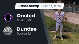 Recap: Onsted  vs. Dundee  2023