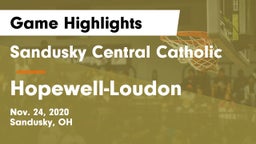 Sandusky Central Catholic vs Hopewell-Loudon  Game Highlights - Nov. 24, 2020