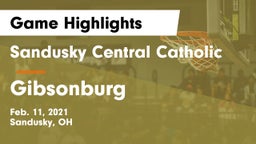 Sandusky Central Catholic vs Gibsonburg  Game Highlights - Feb. 11, 2021