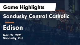 Sandusky Central Catholic vs Edison  Game Highlights - Nov. 27, 2021