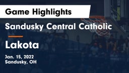 Sandusky Central Catholic vs Lakota Game Highlights - Jan. 15, 2022