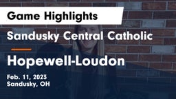 Sandusky Central Catholic vs Hopewell-Loudon  Game Highlights - Feb. 11, 2023