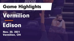 Vermilion  vs Edison  Game Highlights - Nov. 30, 2021