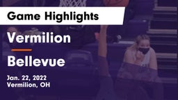 Vermilion  vs Bellevue  Game Highlights - Jan. 22, 2022