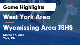 West York Area  vs Wyomissing Area JSHS Game Highlights - March 17, 2023