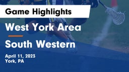 West York Area  vs South Western  Game Highlights - April 11, 2023