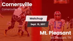 Matchup: Cornersville High vs. Mt. Pleasant  2017