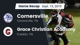 Recap: Cornersville  vs. Grace Christian Academy 2019