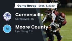 Recap: Cornersville  vs. Moore County  2020