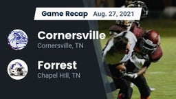 Recap: Cornersville  vs. Forrest  2021