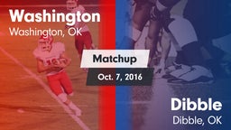 Matchup: Washington High vs. Dibble  2016