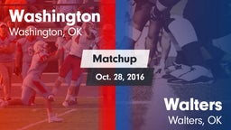 Matchup: Washington High vs. Walters  2016