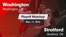 Matchup: Washington High vs. Stratford  2016