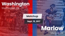 Matchup: Washington High vs. Marlow  2017