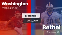 Matchup: Washington High vs. Bethel  2020