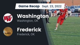 Recap: Washington  vs. Frederick  2022