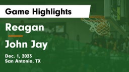 Reagan  vs John Jay  Game Highlights - Dec. 1, 2023