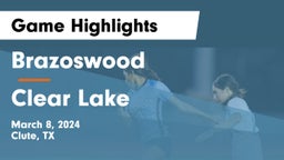 Brazoswood  vs Clear Lake  Game Highlights - March 8, 2024