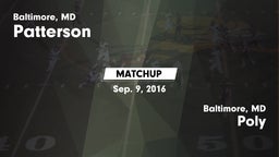 Matchup: Patterson High vs. Poly  2016