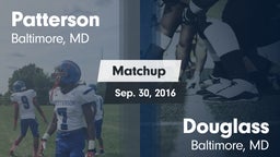 Matchup: Patterson High vs. Douglass  2016