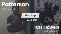Matchup: Patterson High vs. CH Flowers  2017