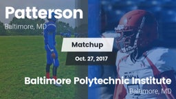 Matchup: Patterson High vs. Baltimore Polytechnic Institute 2017