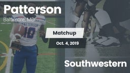 Matchup: Patterson High vs. Southwestern 2019