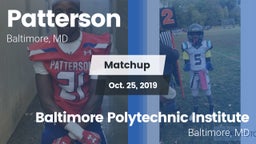 Matchup: Patterson High vs. Baltimore Polytechnic Institute 2019