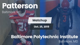Matchup: Patterson High vs. Baltimore Polytechnic Institute 2019