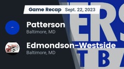 Recap: Patterson  vs. Edmondson-Westside  2023