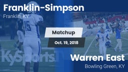 Matchup: Franklin-Simpson vs. Warren East  2018
