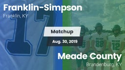 Matchup: Franklin-Simpson vs. Meade County  2019