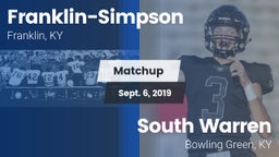 Matchup: Franklin-Simpson vs. South Warren  2019