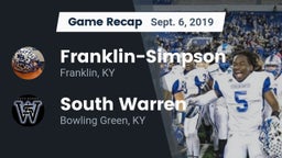 Recap: Franklin-Simpson  vs. South Warren  2019