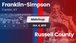 Matchup: Franklin-Simpson vs. Russell County  2019