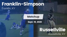 Matchup: Franklin-Simpson vs. Russellville  2020